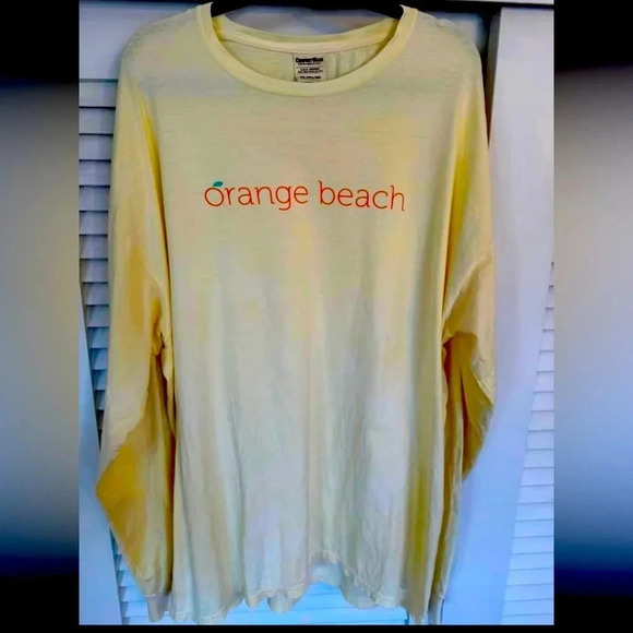 ORANGE BEACH ALABAMA WOMEN’S LONG SLEEVE T-SHIRT 2XL - Picture 1 of 2